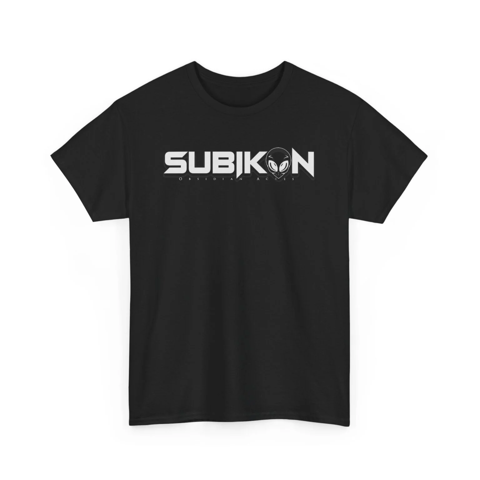 Detail view of the Subikon T-shirt artwork